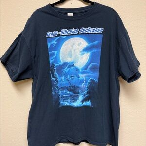 Trans-Siberian Orchastra Gildan Black and Blue Short Sleeve Tee - Men’s XL